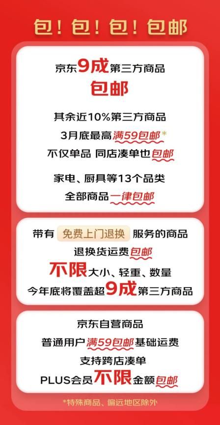 亿百体育：京东包邮服务再升级 锅具、茶具、水具0元包邮到家！(图1)