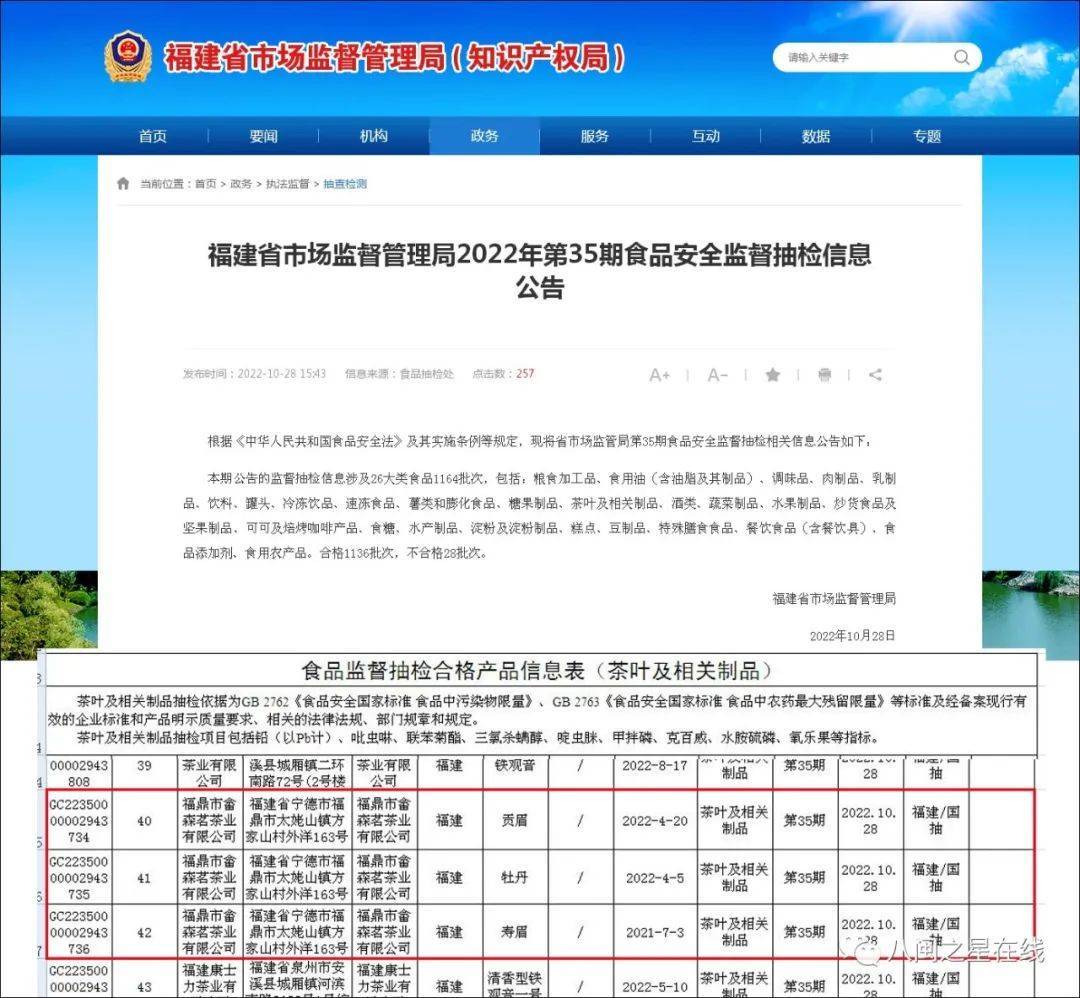 奋进新征程 畲森茗茶：顺利通过省级质量抽检打造高品质生态白茶(图2)